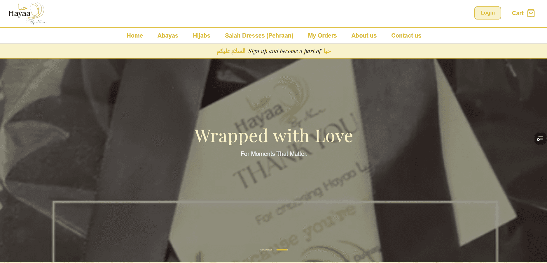 Digital brand website design preview